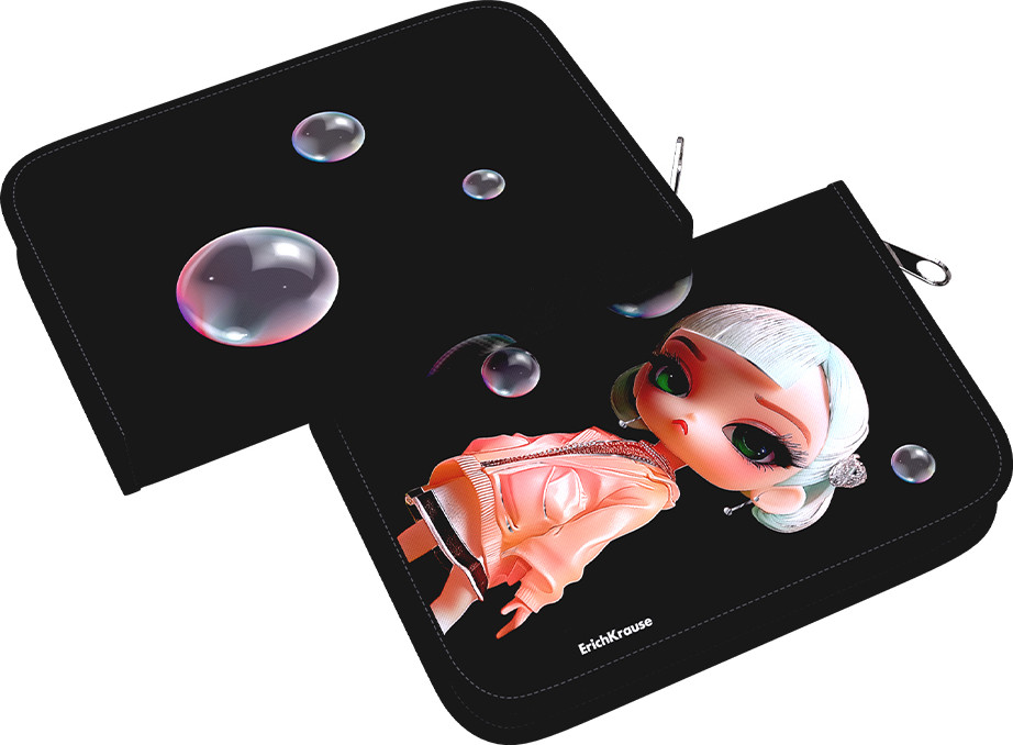 Пенал Erich Krause Bubble Girl / 64973