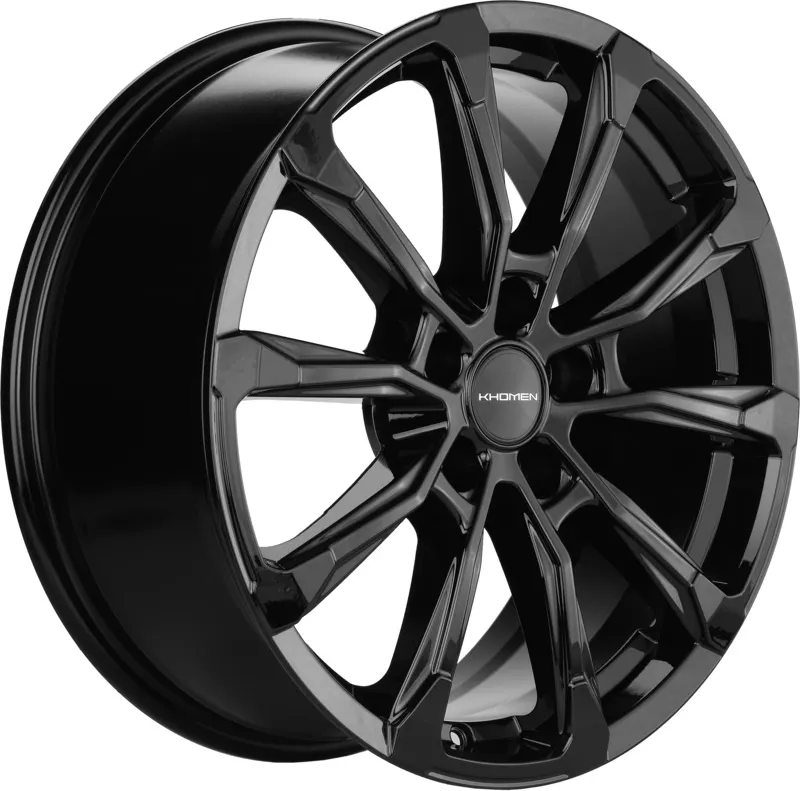 Литой диск Khomen KHW1808 Xceed/CX-5/Mazda3 18x7.5" 5x114.3мм DIA 67.1мм ET 45мм (Black)