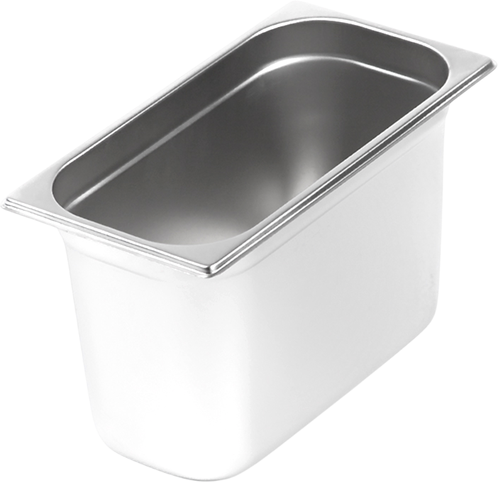 Гастроемкость Luxstahl 1/3х8'' 327х176х200 / га00018