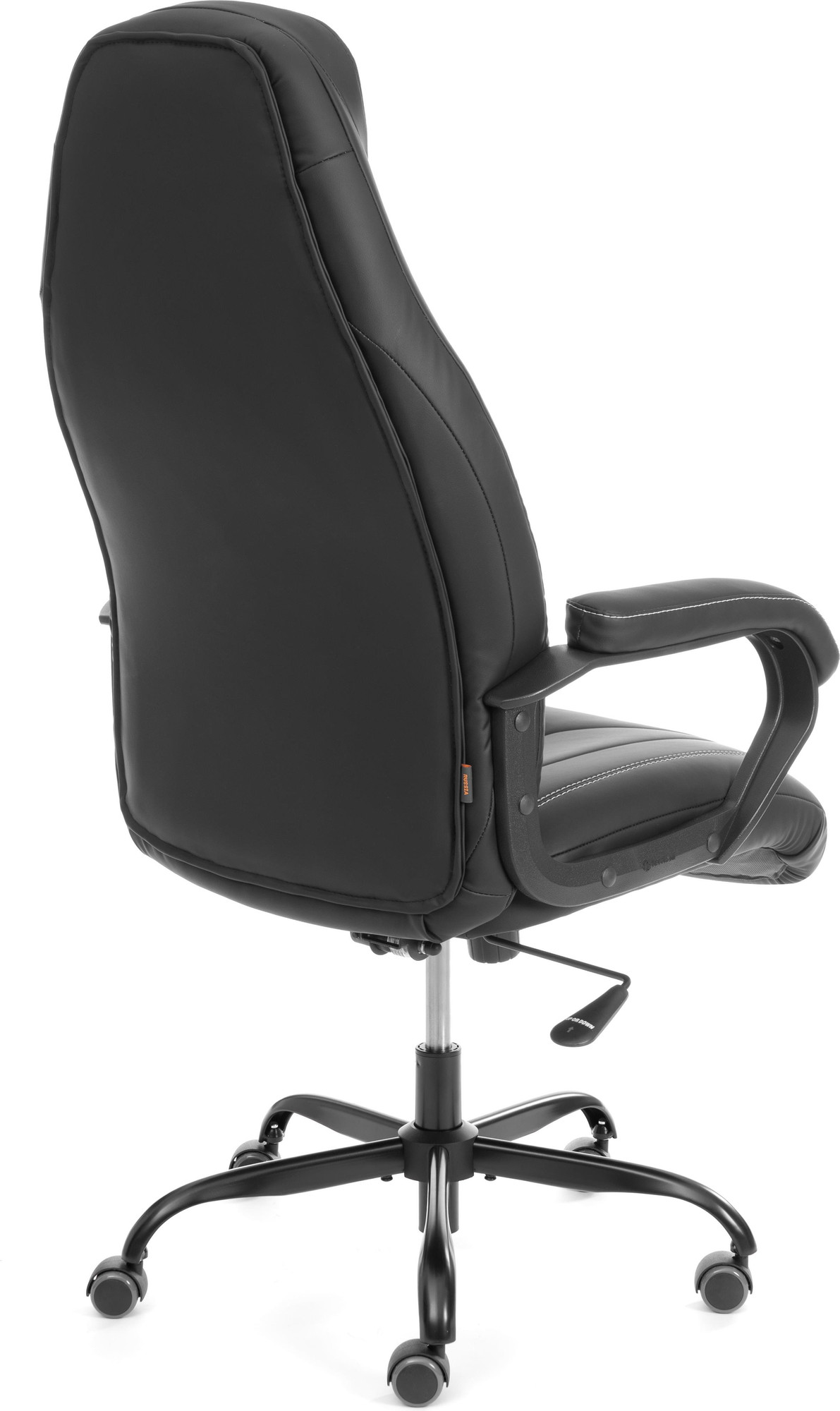 Кресло офисное Tetchair Boss metalBL кожзам (черный, 36-6) — фото 4