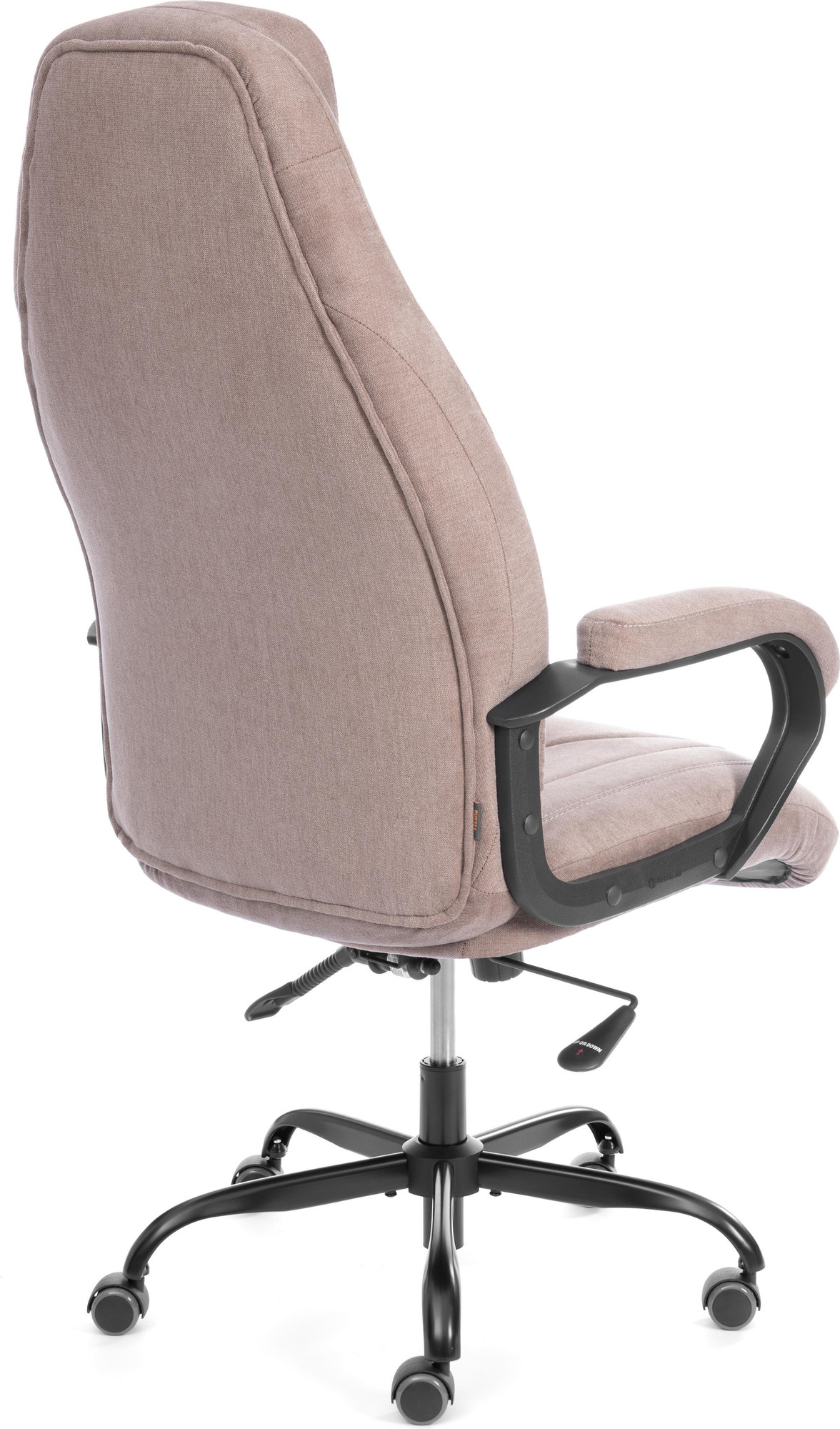 Кресло офисное Tetchair Boss metalBL (ткань, светло-коричневый, KUB 03) — фото 4