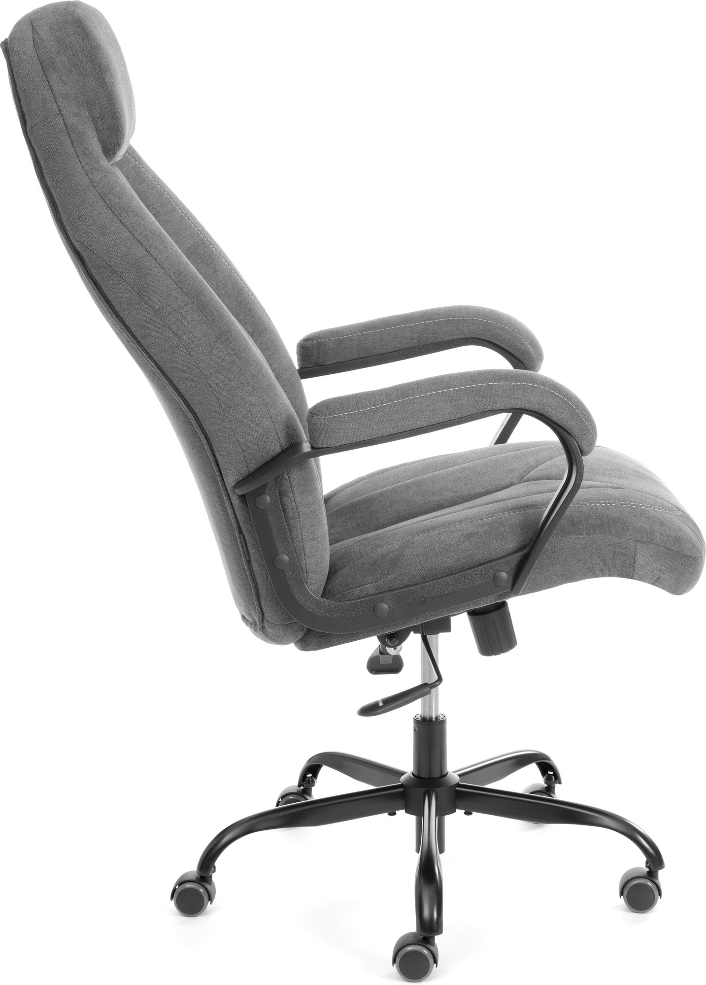 Кресло офисное Tetchair Boss metalBL (ткань, серый, KUB 05) — фото 3