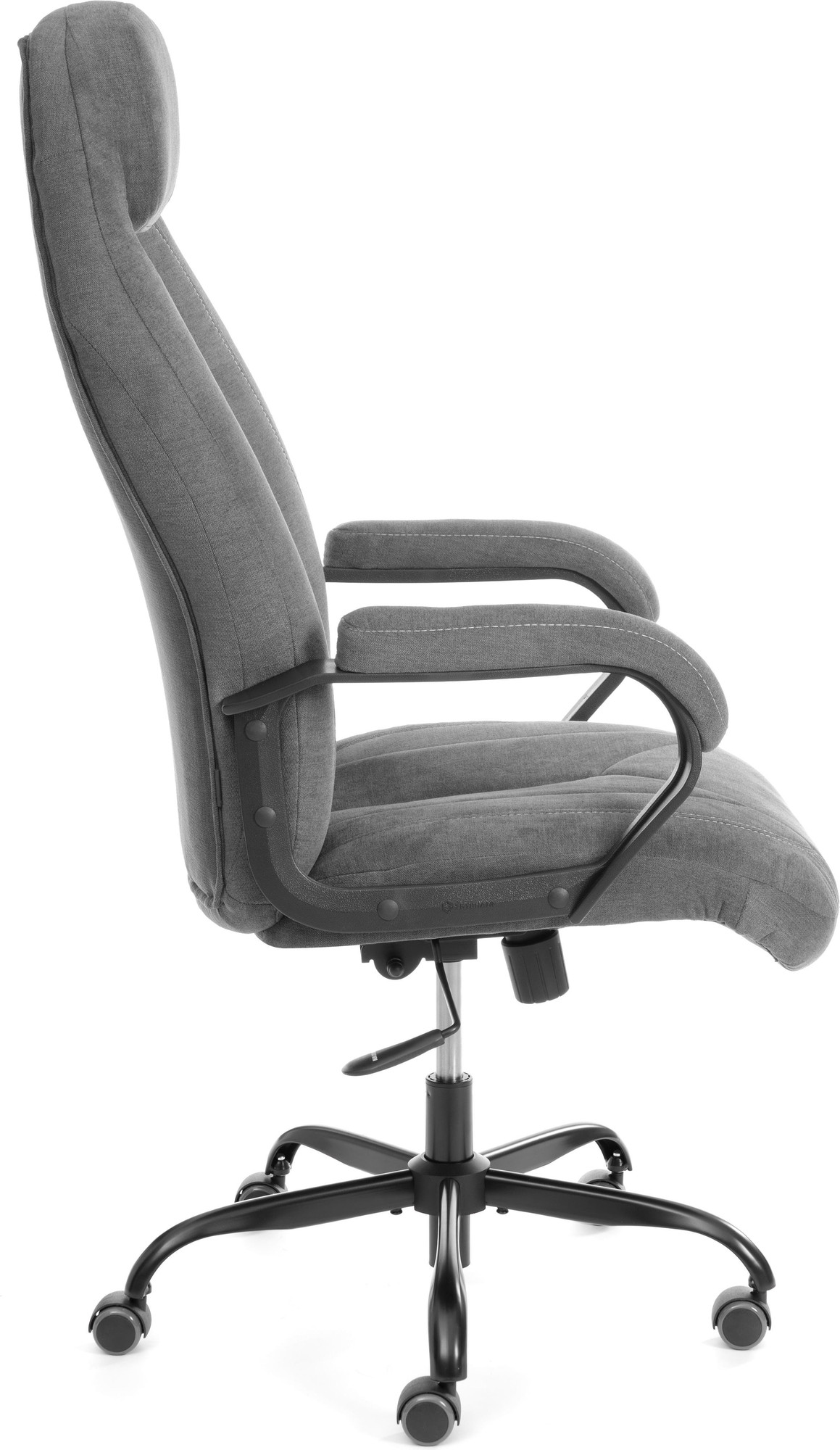 Кресло офисное Tetchair Boss metalBL (ткань, серый, KUB 05) — фото 2