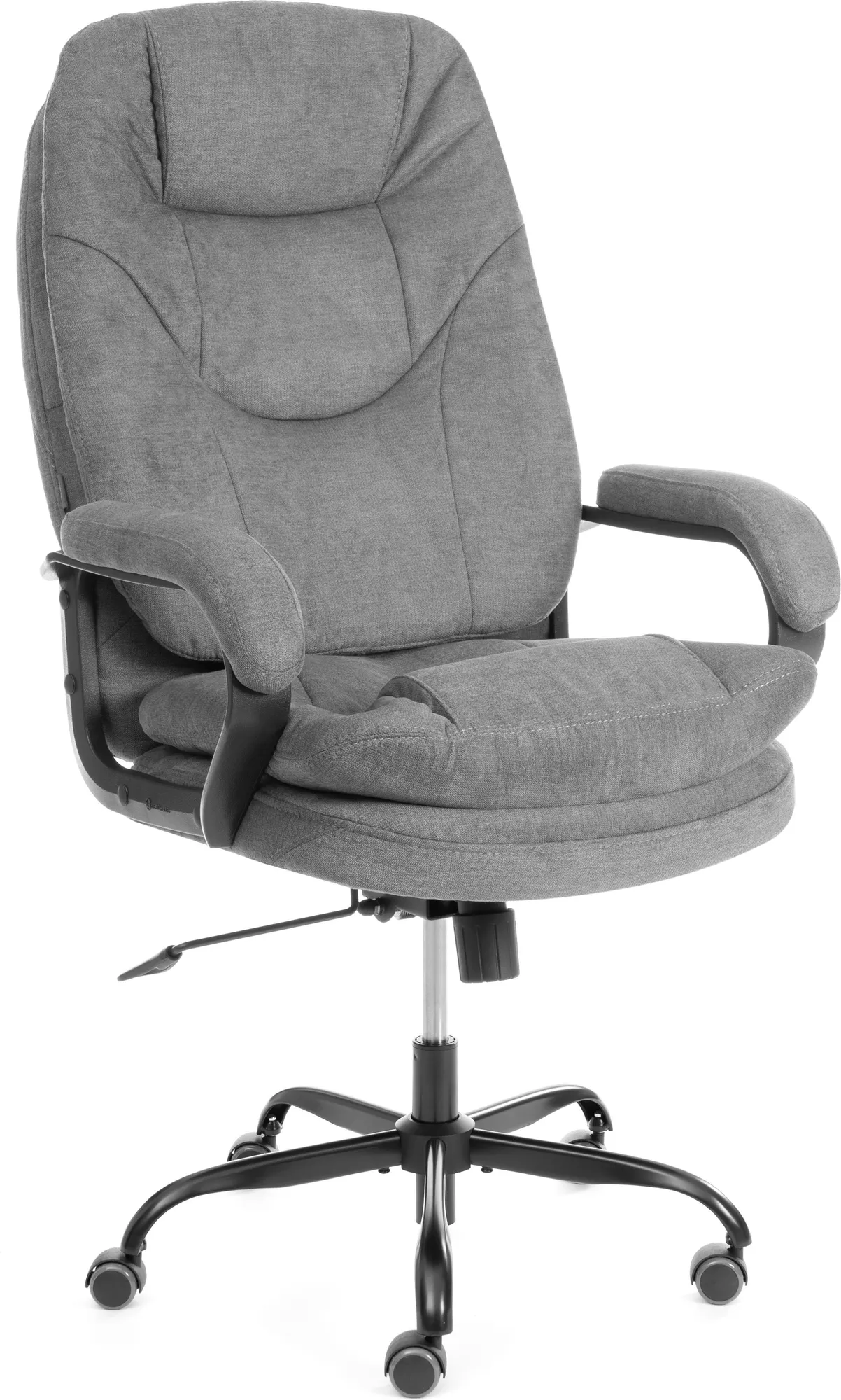 Кресло офисное Tetchair Comfort Lux (22) metalBL (ткань, серый, KUB 05)