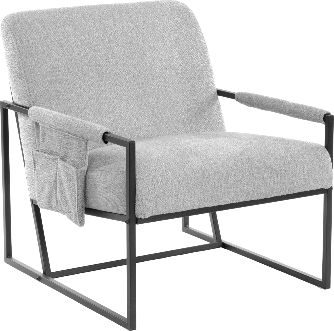 Кресло садовое Tetchair Чарли Люкс (велюр/букле, VT shape silver)