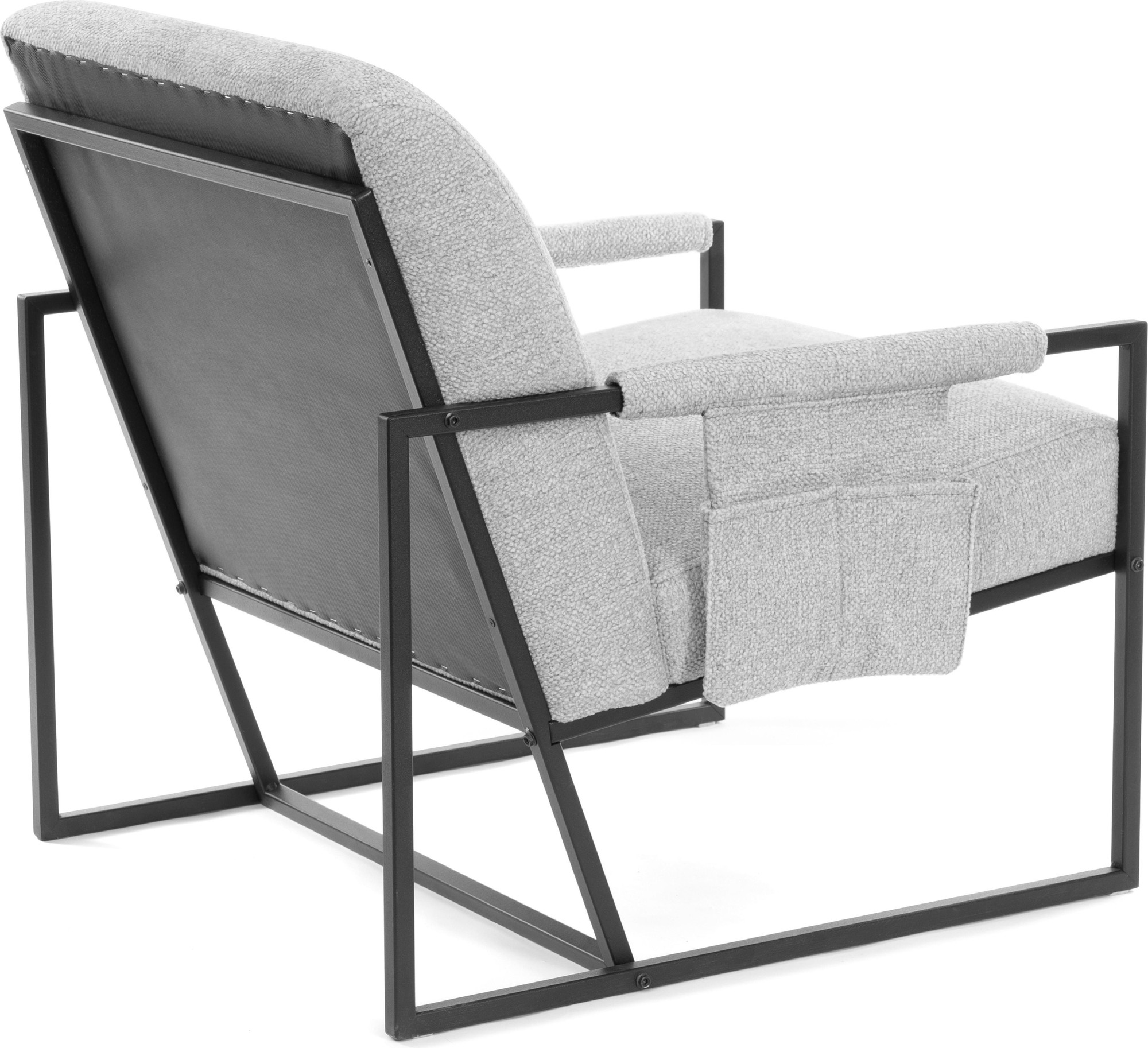 Кресло садовое Tetchair Чарли Люкс (велюр/букле, VT shape silver) — фото 3
