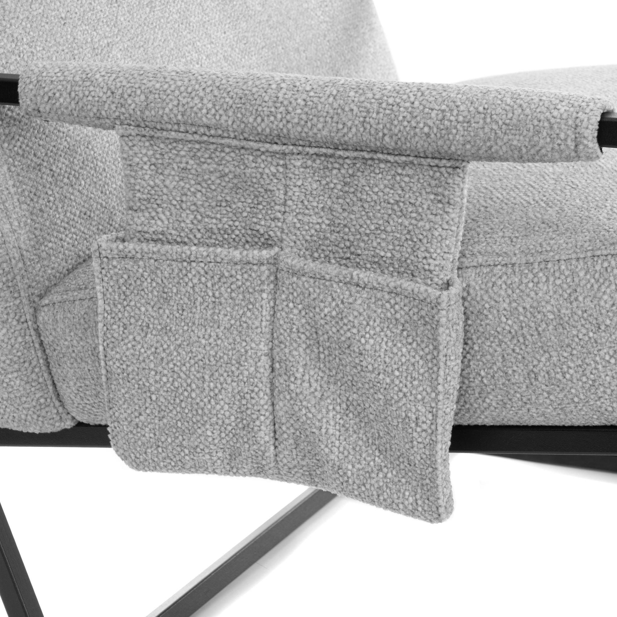 Кресло садовое Tetchair Чарли Люкс (велюр/букле, VT shape silver) — фото 6