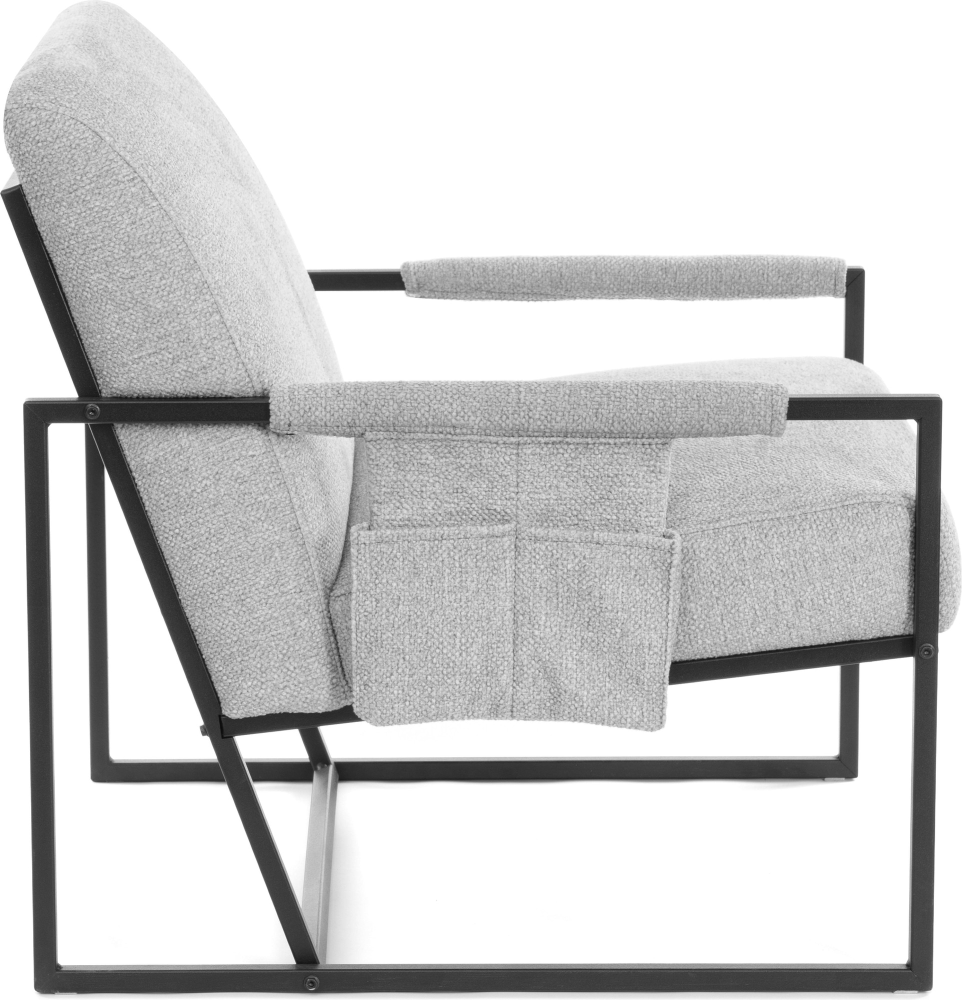 Кресло садовое Tetchair Чарли Люкс (велюр/букле, VT shape silver) — фото 2