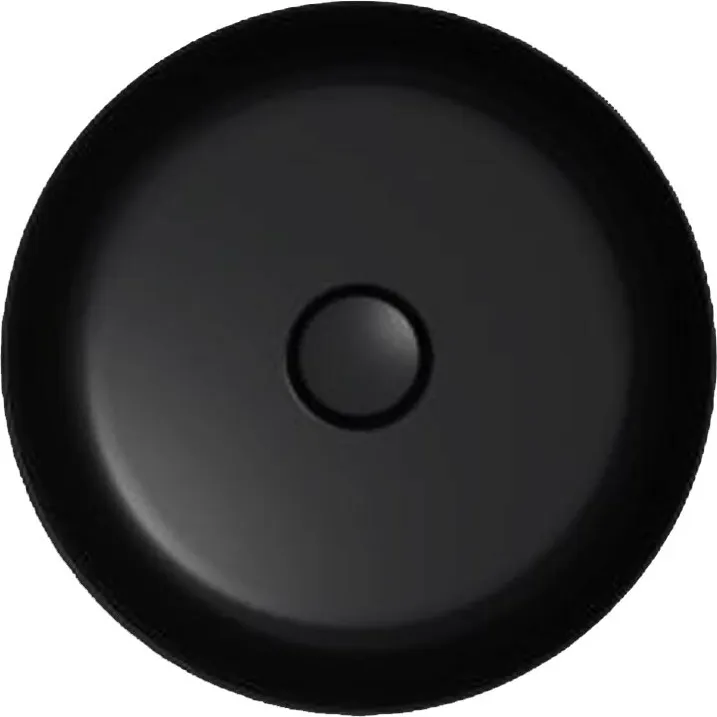 Умывальник Arrow AP41025B-MB с донным клапаном (черный матовый)