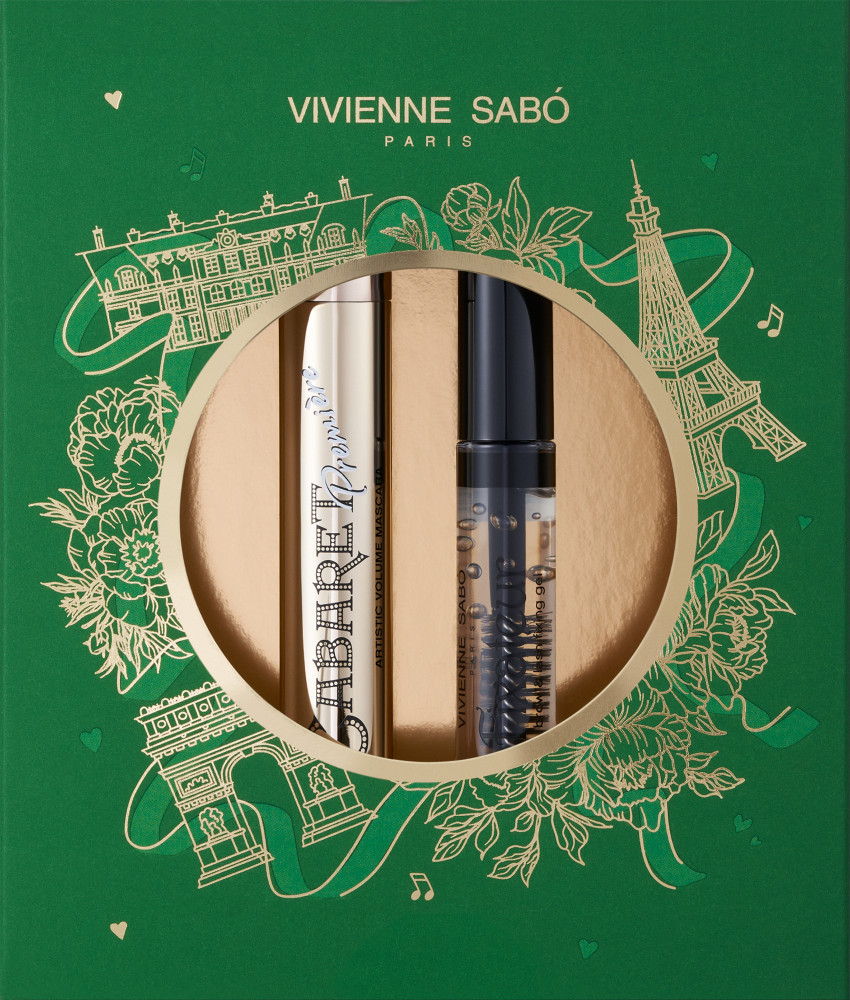 Набор декоративной косметики Vivienne Sabo Тушь Cabaret Premiere+Гель для бровей Fixateur 02 — фото 2