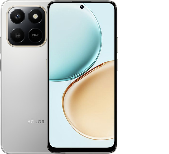 Смартфон HONOR X7d 8GB/128GB (серебристый метеорит)