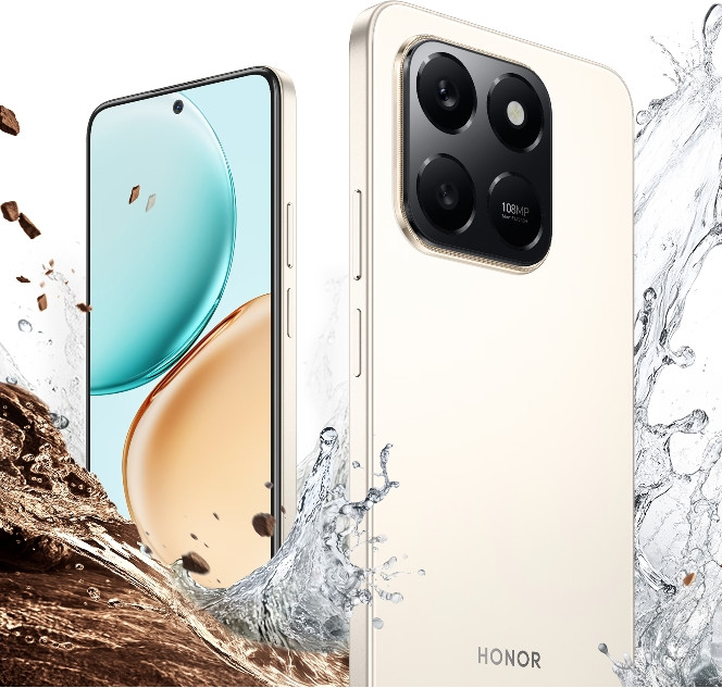 Смартфон HONOR X7d 8GB/128GB (серебристый метеорит) — фото 2