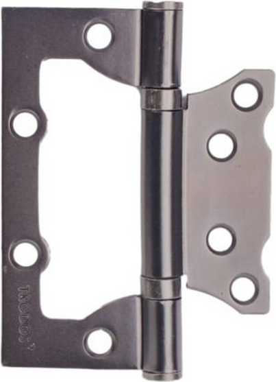 Петля дверная Trodos 100x75x2.5 2ВВ GF без врезки (графит, флоупак)