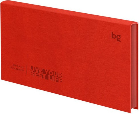 Ежедневник BG Waltz.Scarlet red / Wu_62160 (64л)
