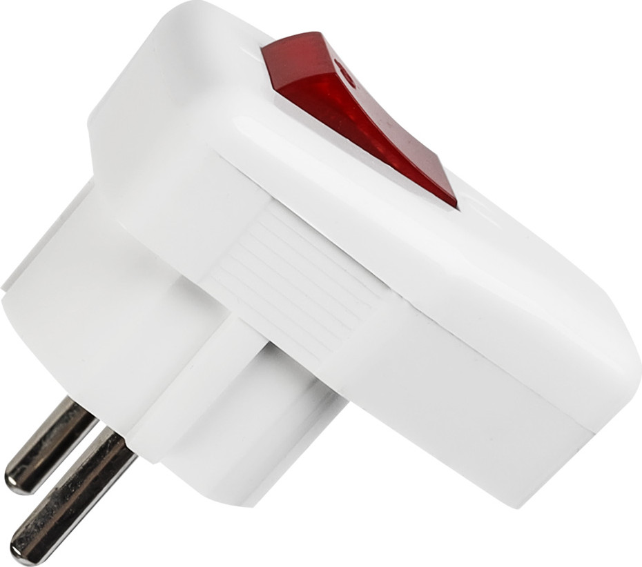 Вилка штепсельная SmartBuy SBE-16-P12-w