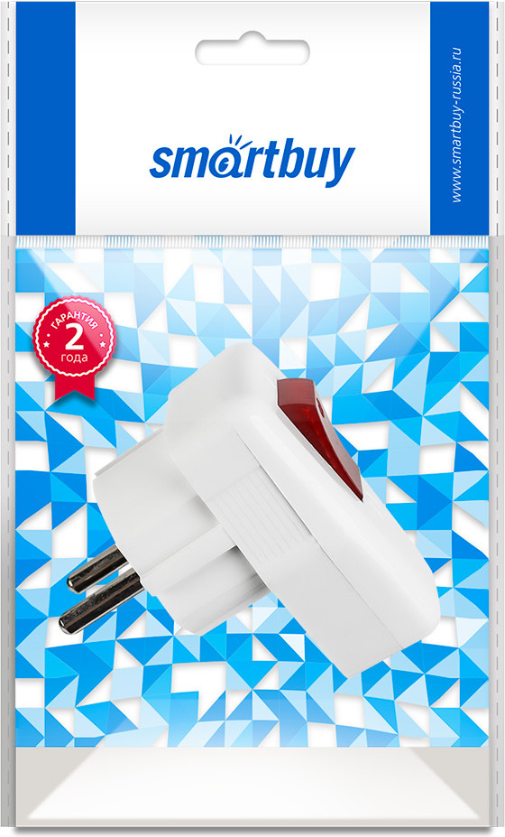 Вилка штепсельная SmartBuy SBE-16-P12-w — фото 2