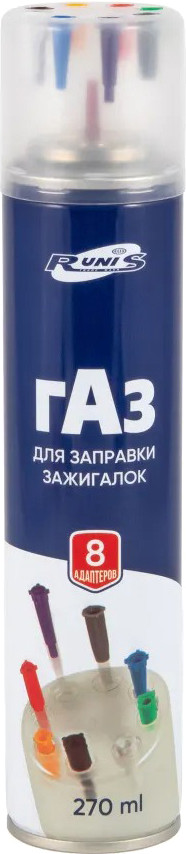 Топливо для зажигалки Runis Premium 1-006 (10х270мл)