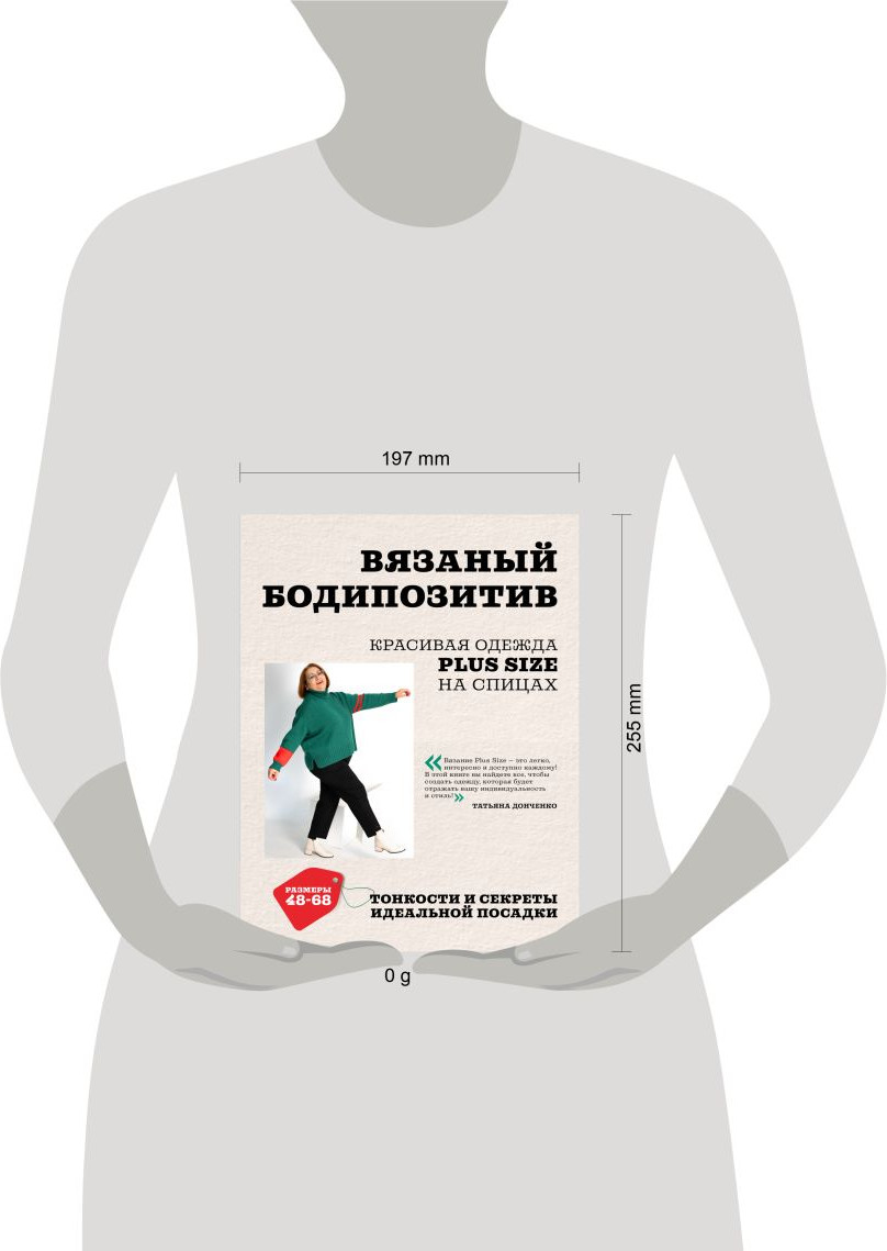 Книга Бомбора Вязаный бодипозитив. Красивая одежда Plus Size на спицах (Донченко Татьяна 9785042009990) — фото 6