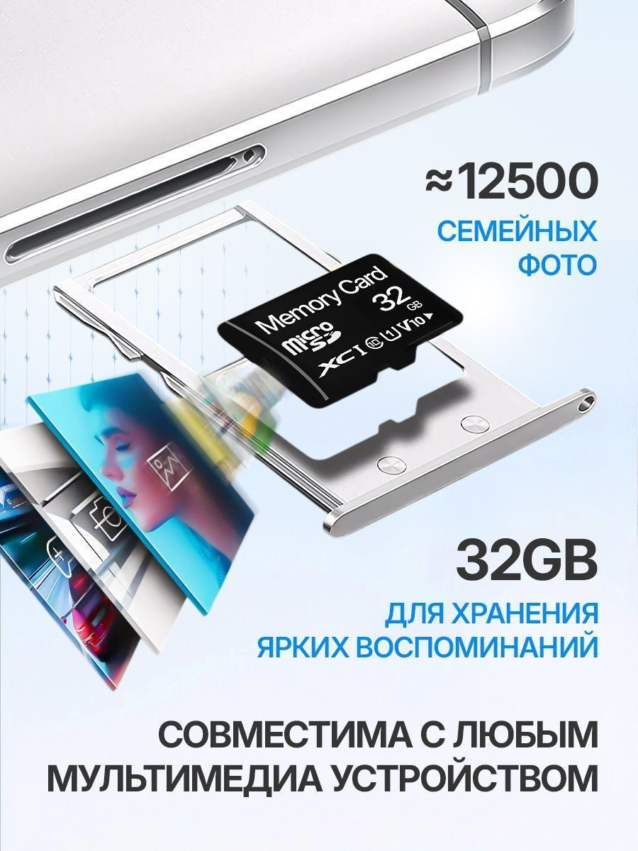 Карта памяти Memory 32GB Class 10 (без адаптера) — фото 6
