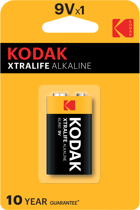 Батарейка Kodak Xtralife 9V/6LR61/LR22 Alkaline 9V / 30952010