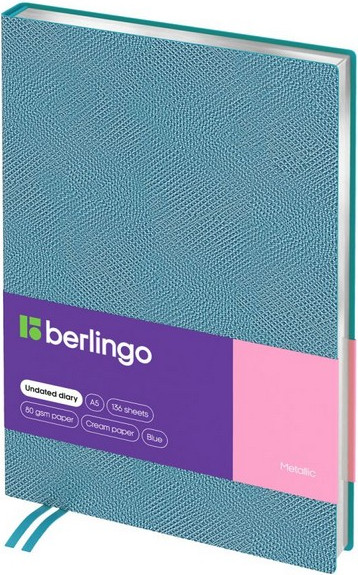 Ежедневник Berlingo Metallic А5 / UD3_93522 (136л)