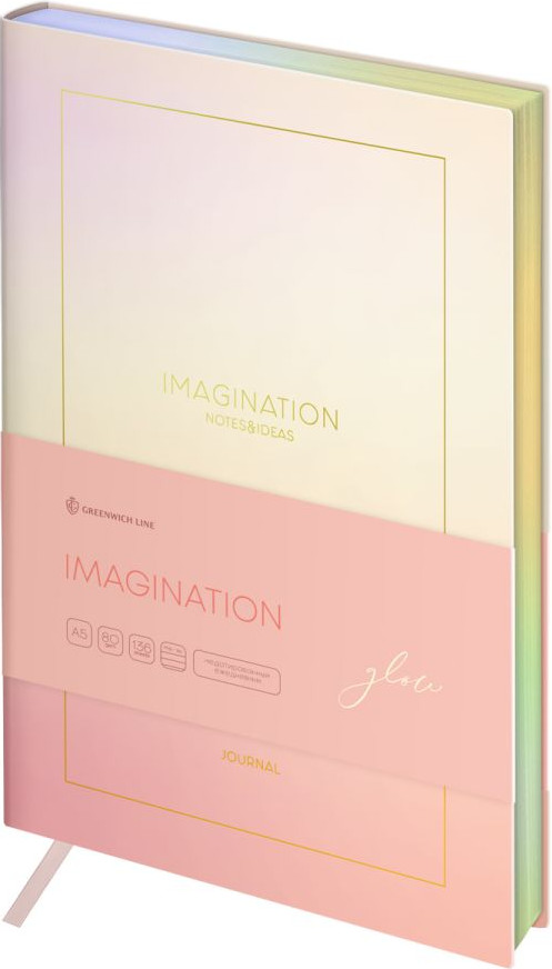 Ежедневник Greenwich Line Imagination. Glow А5 / ENA5_53238 (136л)