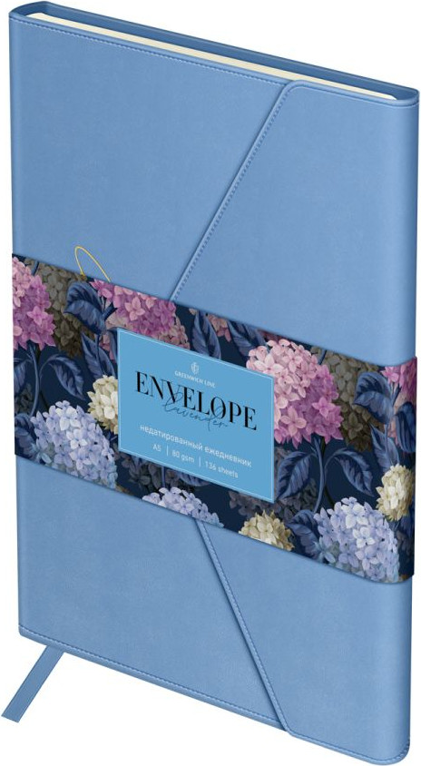 Ежедневник Greenwich Line Envelope. Lavender А5 / DuA5_18960 (136л)