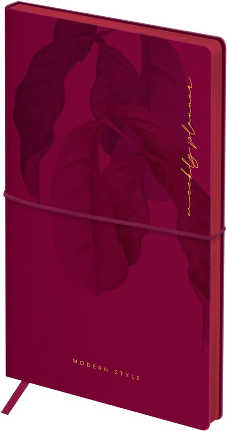 Ежедневник Greenwich Line Floret. Ruby / Wu_60057 (64л)