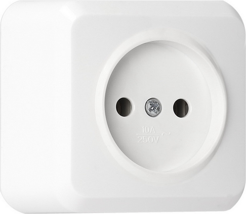 Розетка SmartBuy Юпитер SBE-03w-10-S1-N-c (белый, керамика) — фото 2