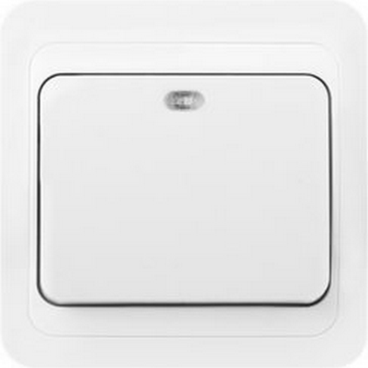 Выключатель SmartBuy Марс SBE-02w-10-SW1-1 (белый)