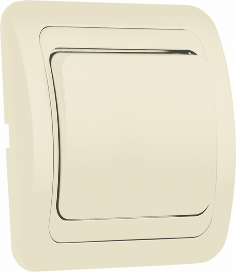 Выключатель SmartBuy Марс SBE-02i-10-SW1-0-c (бежевый, керамика) — фото 2