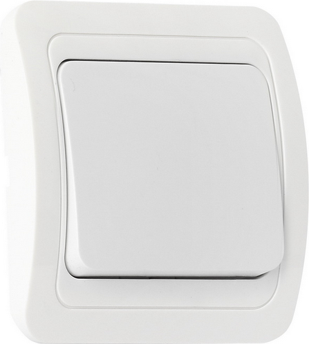 Выключатель SmartBuy Марс SBE-02w-10-SW1-0 (белый) — фото 2