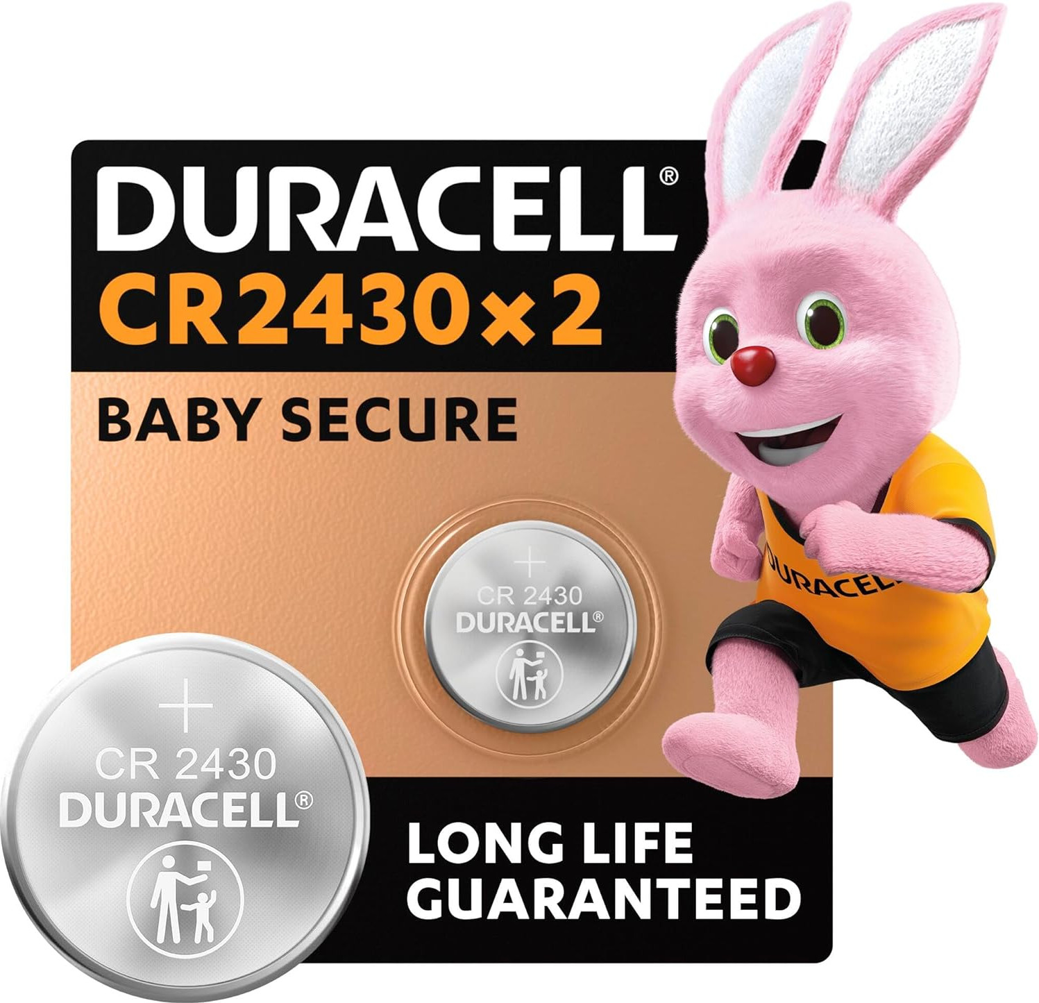 Комплект батареек Duracell CR2430 Lithium 3V (2шт) — фото 2
