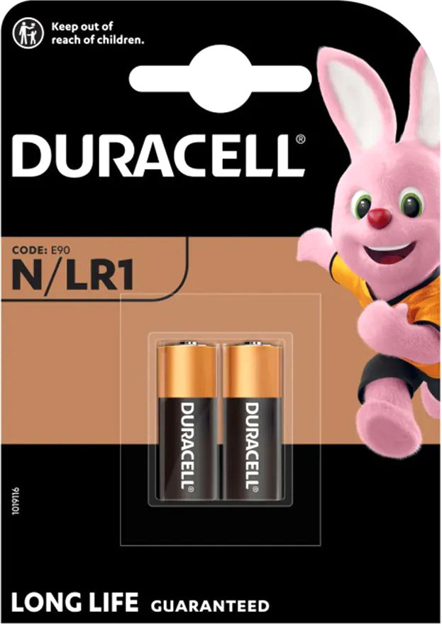Комплект батареек Duracell N/LR1 MN 9100 (2шт)
