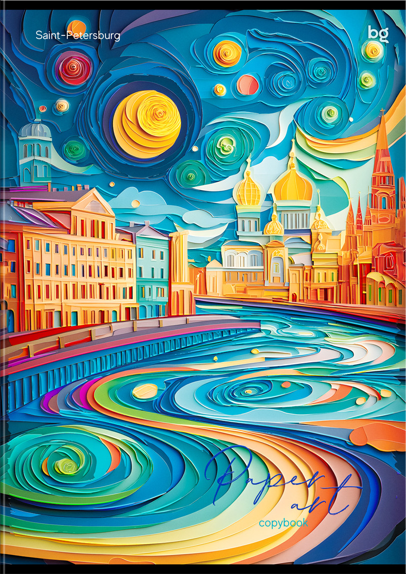 Тетрадь BG Paper art / Т4ск80_лм_вл 08663 (80л)