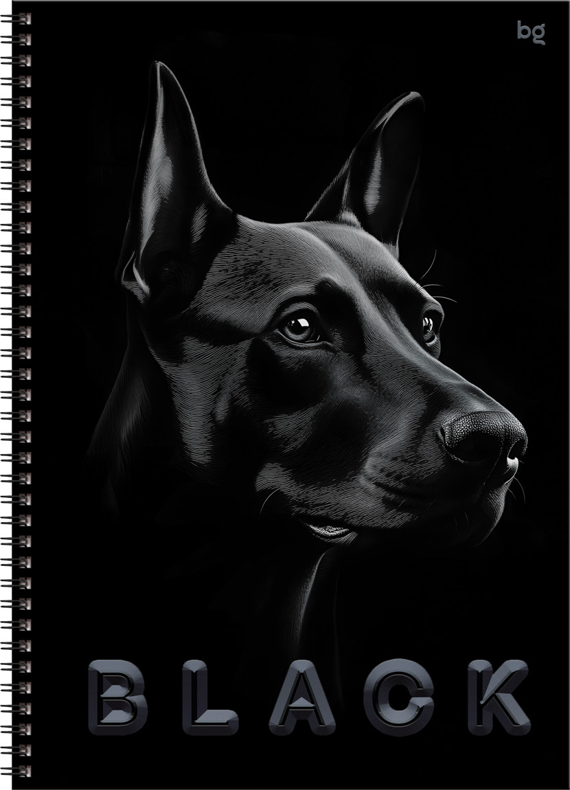 Тетрадь BG Just black / Т4гр80_лс_вл 08657 (80л)