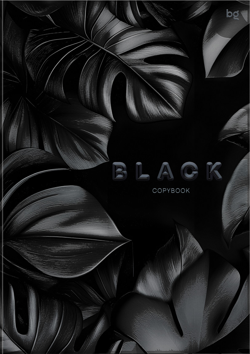 Тетрадь BG Just black / Т4ск96_лс_вл 08658 (96л)