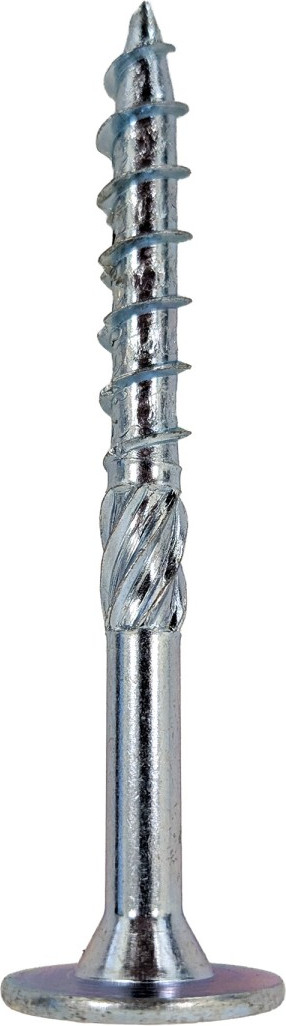 Шуруп Finka Timber Screws CT Конструкционный по дереву TORX40 8x100 тарелка (50шт, голубой цинк) — фото 3