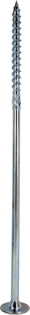 Шуруп Finka Timber Screws CT Конструкционный по дереву TORX40 8x240 тарелка (50шт, голубой цинк) — фото 3