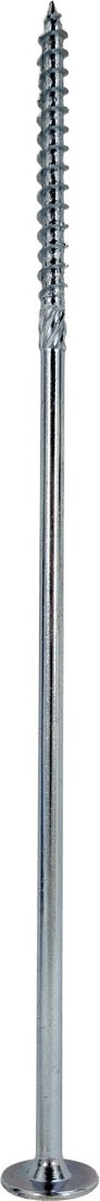 Шуруп Finka Timber Screws CT Конструкционный по дереву TORX40 8x280 тарелка (50шт, голубой цинк) — фото 3