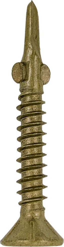 Шуруп Finka Wing Screws С крыльчаткой флюгель 4.8x38 со сверлом TORX25 (500шт, Golden Ruspert) — фото 2