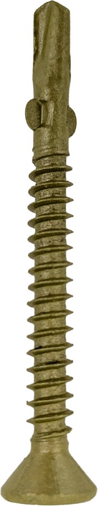 Шуруп Finka Wing Screws С крыльчаткой флюгель 4.8x55 со сверлом TORX25 (200шт, Golden Ruspert) — фото 2