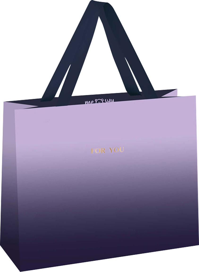 Пакет подарочный Meshu Purple gradient / MS_66256