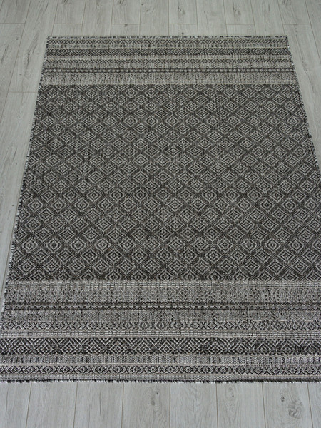Циновка Merinos Kair S154-STAN-DARK-GRAY (1.4х2) — фото 5
