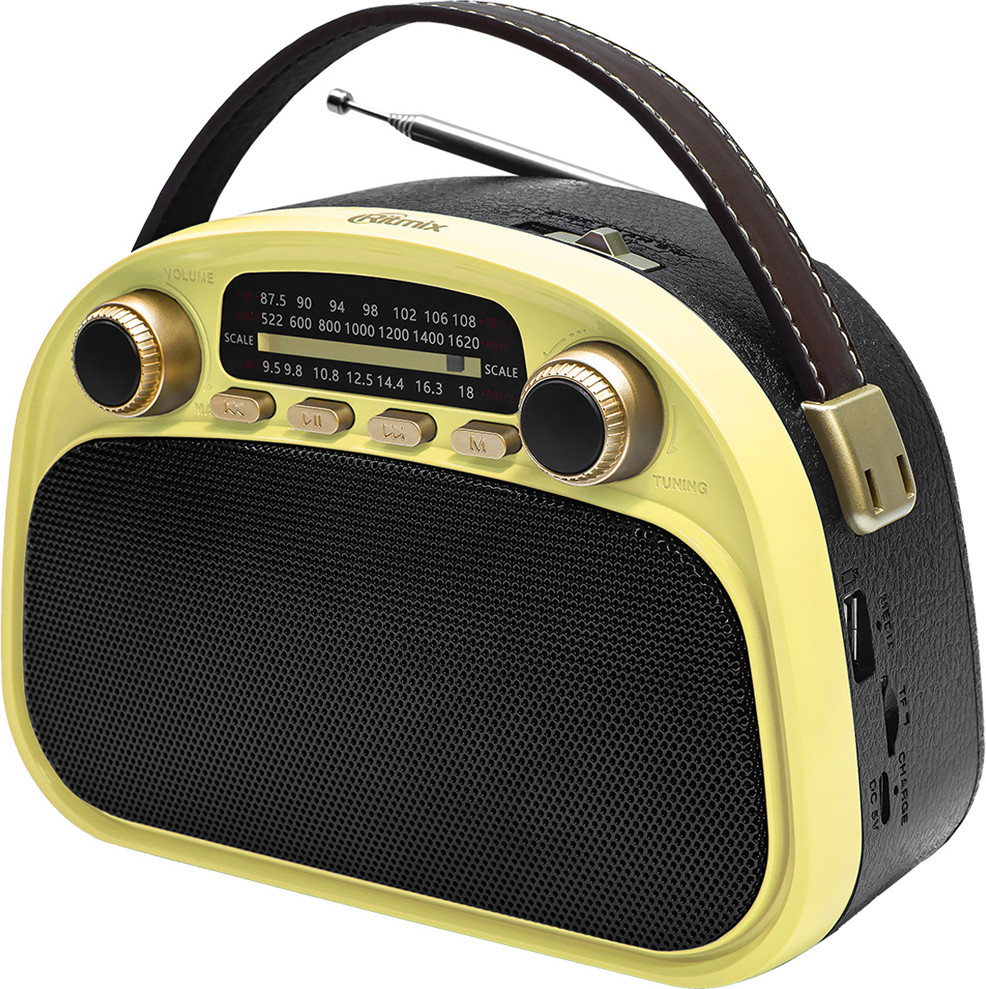 Радиоприемник Ritmix RPR-040 (лимонный)