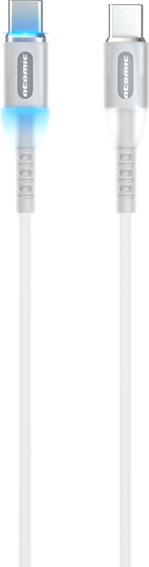 Кабель Atomic Ledit Usb-C - Usb-C Pd 60w / 30.372 (1.2м, белый)