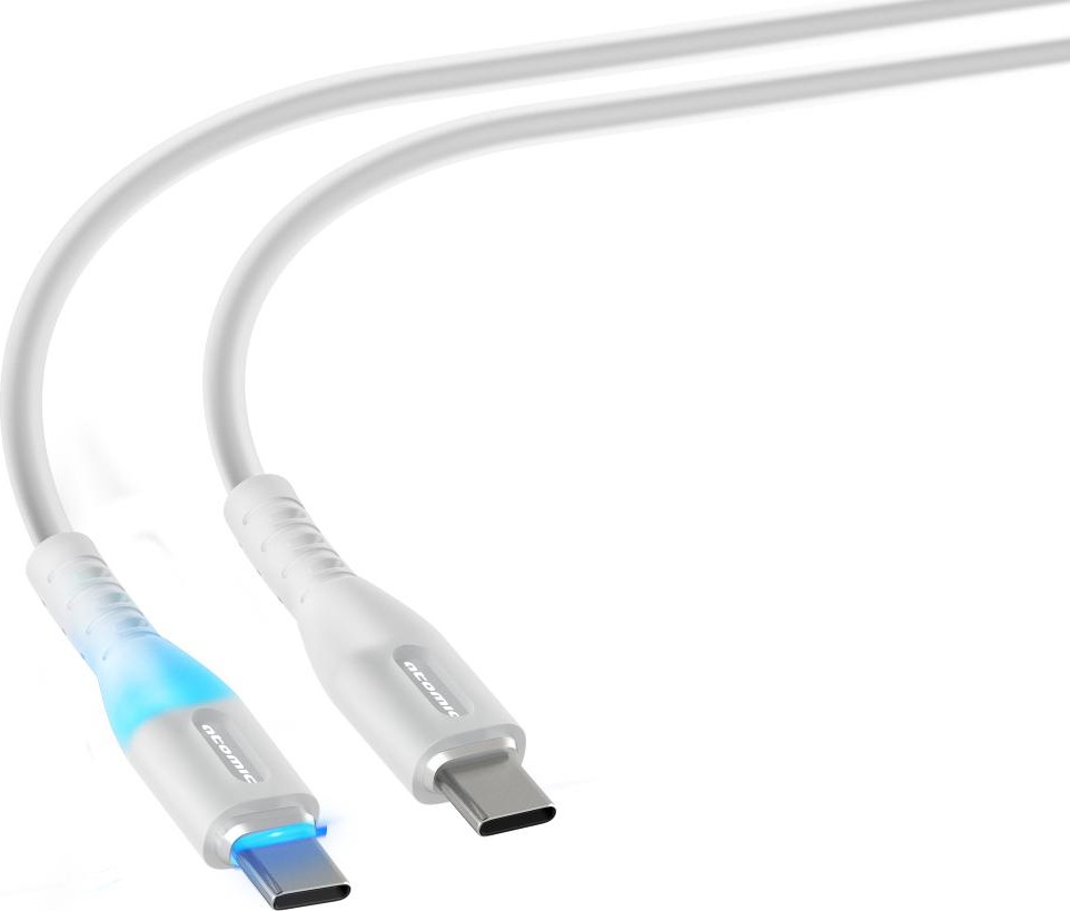 Кабель Atomic Ledit Usb-C - Usb-C Pd 60w / 30.372 (1.2м, белый) — фото 4