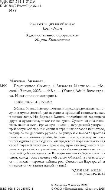 Художественная книга FreeDom Брусничное Солнце, твердая обложка (Мягчило Лизавета) — фото 3