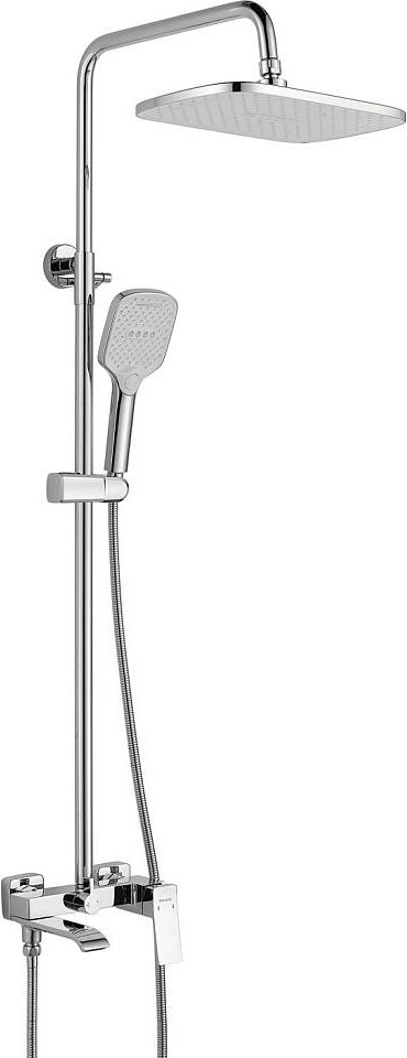 Душевая система со смесителем Shevanik S4136 (хром)