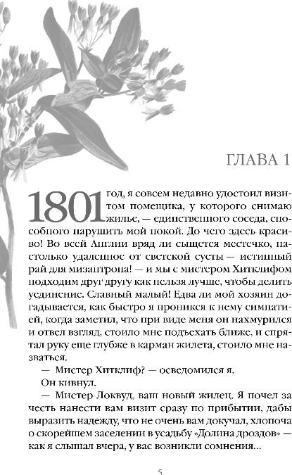 Художественная книга Эксмо Грозовой перевал, твердая обложка (Бронте Эмили) — фото 3